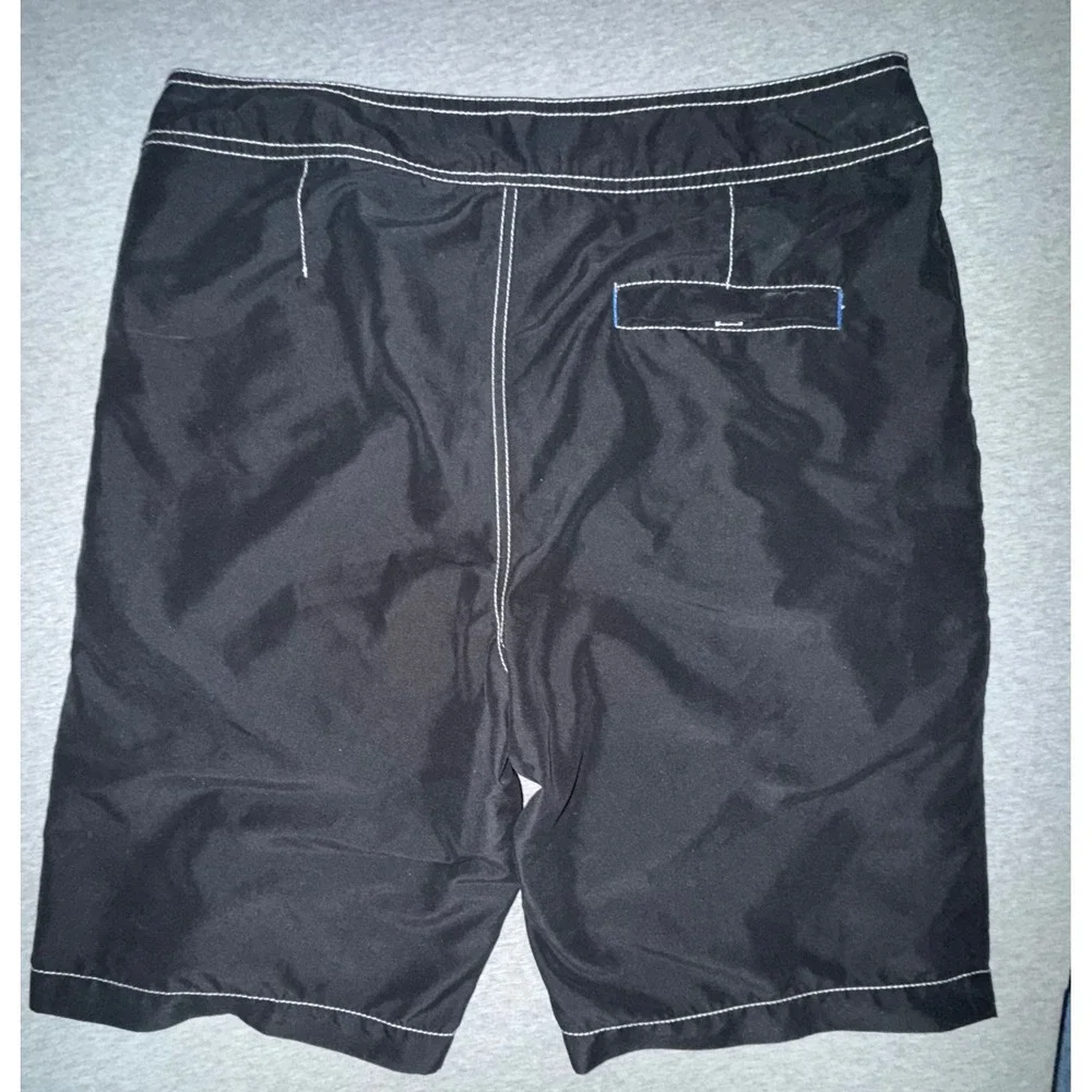Tommy Bahama Board Shorts Mens 34 Black Relax Swim Trunks Bathing Suit Pool